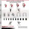 Service Caster 3.5 Inch 316SS Red Polyurethane Swivel 1-7/8 Inch Expanding Stem Caster Set SCC-SS316EX20S3514-PPUB-RED-178-4 - alternate 2